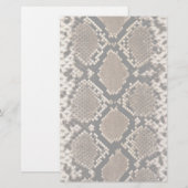 Diamond Back Rattlessnake Skin Briefpapier (Voorkant / Achterkant)