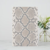 Diamond Back Rattlessnake Skin Briefpapier (Staand voorkant)