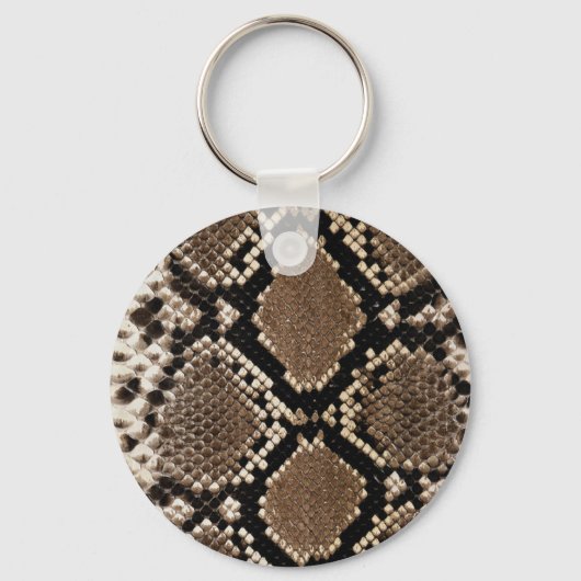 Diamond Back Rattlessnake Skin Sleutelhanger (Voorkant)