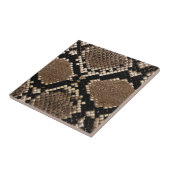 Diamond Back Rattlessnake Skin Tegeltje (Zijkant)