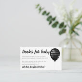 Diamond Balloon Sparkles Party Books for Baby Informatiekaartje (Staand voorkant)
