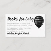 Diamond Balloon Sparkles Party Books for Baby Informatiekaartje (Voorkant)