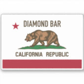 Diamond Bar California Sticker (Voorkant)