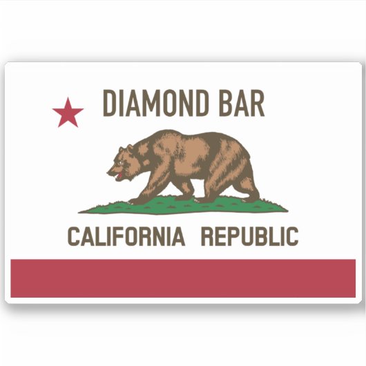 Diamond Bar California Sticker (Voorkant)