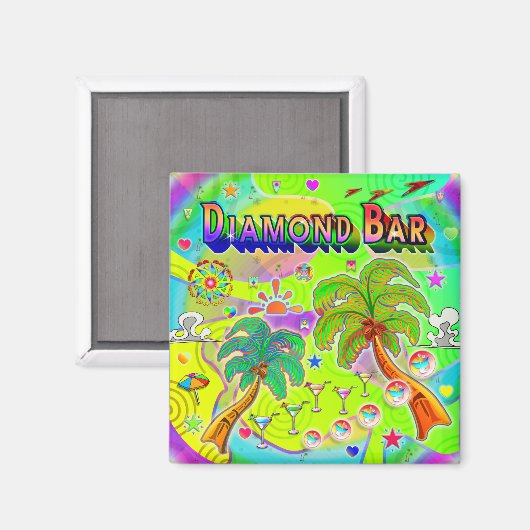 Diamond Bar Mind Focus Magnet (Voorkant / Achterkant)