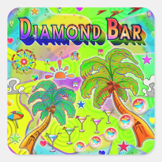 Diamond Bar Mind Focus Sticker (Voorkant)