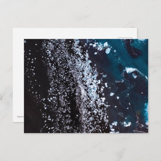 Diamond Beach Briefkaart (Voorkant / Achterkant)