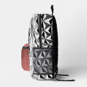 Diamond Bedrukte Rugzak (Rechts)