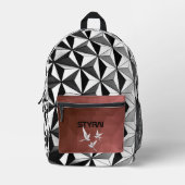 Diamond Bedrukte Rugzak (Voorkant)