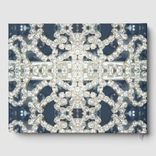 Diamond bezaaid gastenboek (Achterkant)