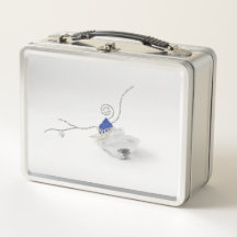 Diamond blauw zeeschelp gedicht kustkunstdoos