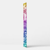 Diamond Bling Glitter Calligrafie Name Rainbow Case-Mate iPhone Case (Achterkant / Rechts)