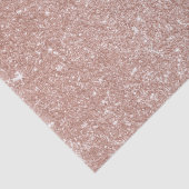 Diamond Bling Glitter Calligraphy Name Roos Gold Tissuepapier (Detail)