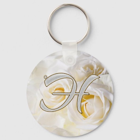 Diamond Bling H Sleutelhanger (Voorkant)