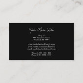 Diamond Bling Jewel Sieraden Winkel Gift Merchant Visitekaartje (Achterkant)