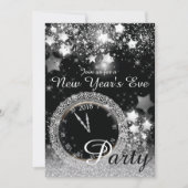 Diamond Bling Oudejaarsavond Party Kaart (Voorkant)