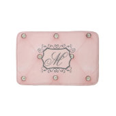 Diamond Bling Pink Tufted Leather Pattern Mat (Voorkant)