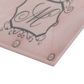 Diamond Bling Roze Getuft Glas Snijplank (Hoek)