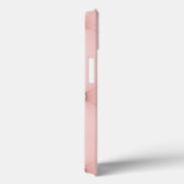Diamond Bling Roze Getufte Lederen iPad Air Case (Achterkant / Rechts)
