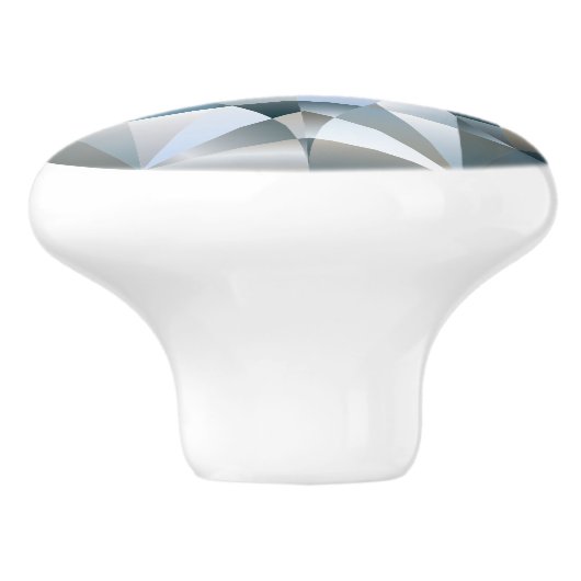 Diamond Bling Sieraden Elegant Jewel Chic Glam Keramische Knop (Zijkant)