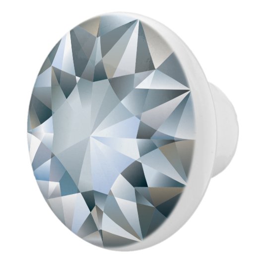 Diamond Bling Sieraden Elegant Jewel Chic Glam Keramische Knop (Rechts)