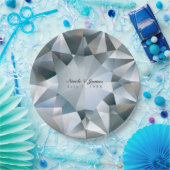 Diamond Bling Sieraden Elegant Jewel Party Papieren Bordje (Feest)