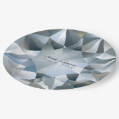 Diamond Bling Sieraden Elegant Jewel Party Papieren Bordje (Gekanteld)