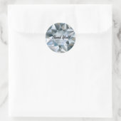 Diamond Bling Sieraden Elegant Jewel Party Ronde Sticker (Tas)