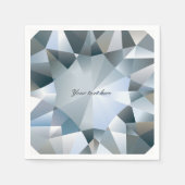 Diamond Bling Sieraden Elegant Jewel Party Servet (Voorkant)