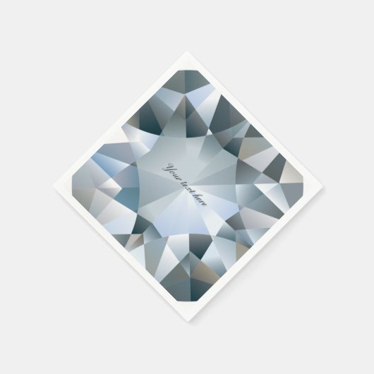 Diamond Bling Sieraden Elegant Jewel Party Servet (Hoek)