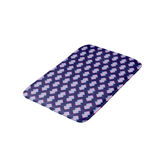 Diamond Blue Bath Mat (Gekanteld)