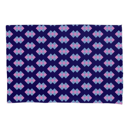 Diamond Blue Pillowcase Kussensloop (Voorkant-Links)