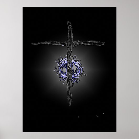 "Diamond Blue" Poster (Voorkant)