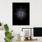 "Diamond Blue" Poster (Thuiskantoor)