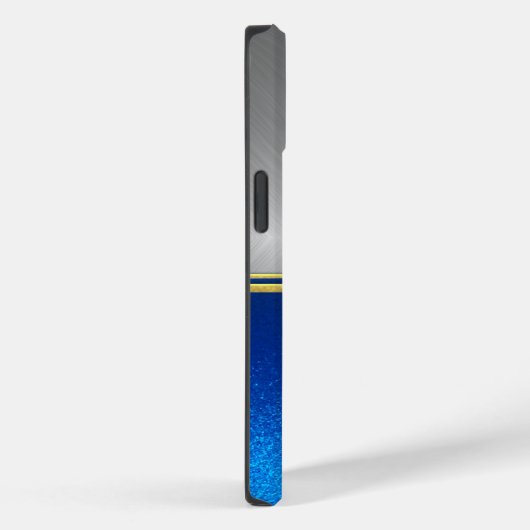 Diamond Blue Sparkle Parrot Bird Lover Case (Achterkant / Rechts)