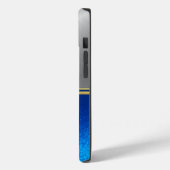 Diamond Blue Sparkle Parrot Bird Lover Case (Achterkant / Links)