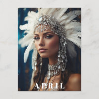 *~ DIAMOND Boho Vrouwen AP53 APRIL VERJAARDAG