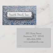 Diamond Bord Blue Visitekaartje (Voorkant / Achterkant)