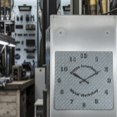 Diamond Bord Faux Metal Lug Pattern Custom Squar Vierkante Klok