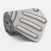 Diamond Bord Faux Pattern Stropdas (Opgerold)