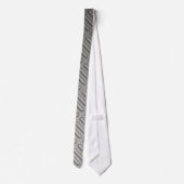 Diamond Bord Faux Pattern Stropdas (Achterkant)