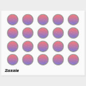 Diamond bord foto lijst ronde sticker (Vel)