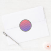 Diamond bord foto lijst ronde sticker (Envelop)