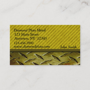 Diamond Bord Metal Gold Visitekaartje