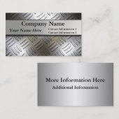 Diamond Bord Metal Kijk Visitekaartjes (Voorkant / Achterkant)