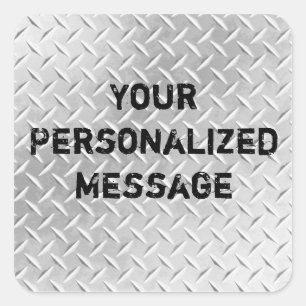 Diamond Bord Metal Pattern Sticker Set