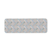 Diamond Bord Metallic Etiket (Voorkant)