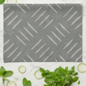 Diamond Bord Roestvrij staal, getextureerd Theedoek (Gevouwen)