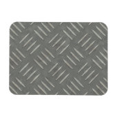 Diamond Bord Roestvrij staal Textured Magneet (Horizontaal)