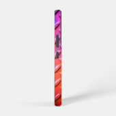 Diamond Bord Staal Paars en Sinaasappel Samsung Galaxy Hoesje (Rechterkant)